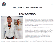 Tablet Screenshot of jiujitsutots.com